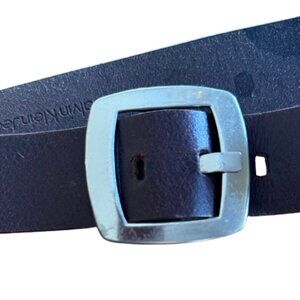 Men's XL fit 37-42 Calvin Klein Dark Brown Genuine Leather Business Casual Belt